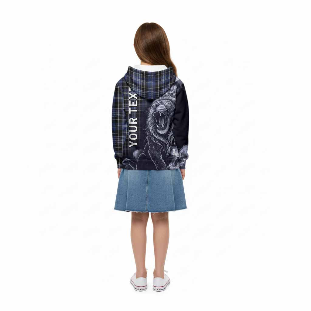 Clark (Clarke) Tartan Kid Hoodie Roaring Lion Heritage
