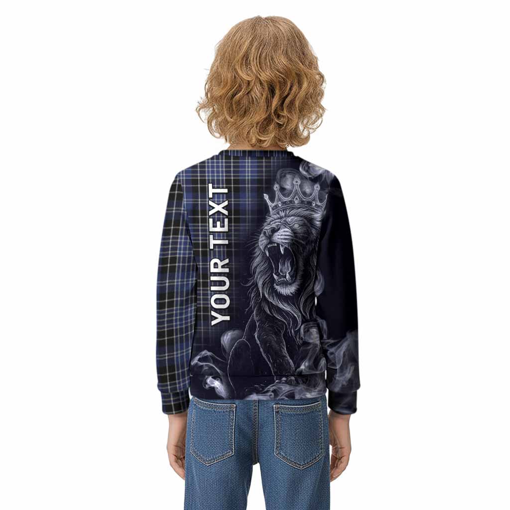 Clark (Clarke) Tartan Kid Knitted Sweatshirt Roaring Lion Heritage