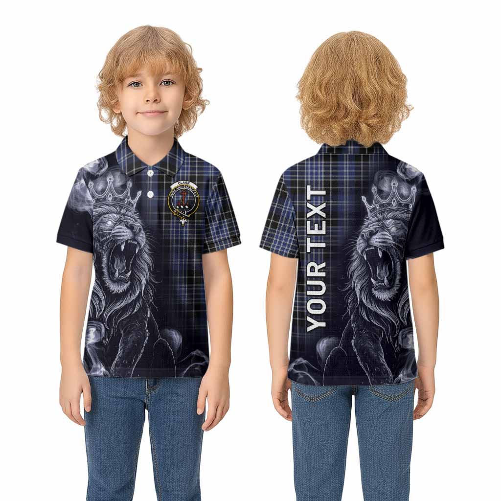 Clark (Clarke) Tartan Kid Polo Shirt Roaring Lion Heritage