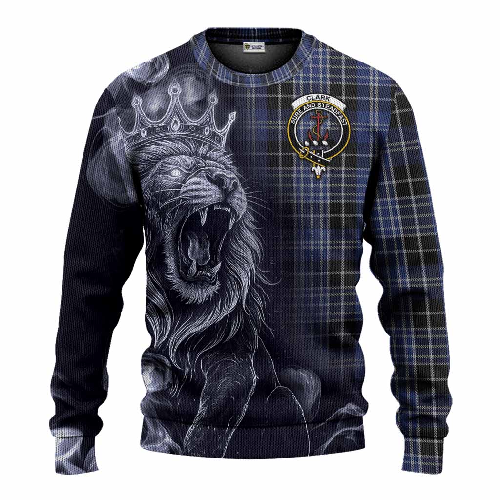 Clark (Clarke) Tartan Knitted Sweater Roaring Lion Heritage