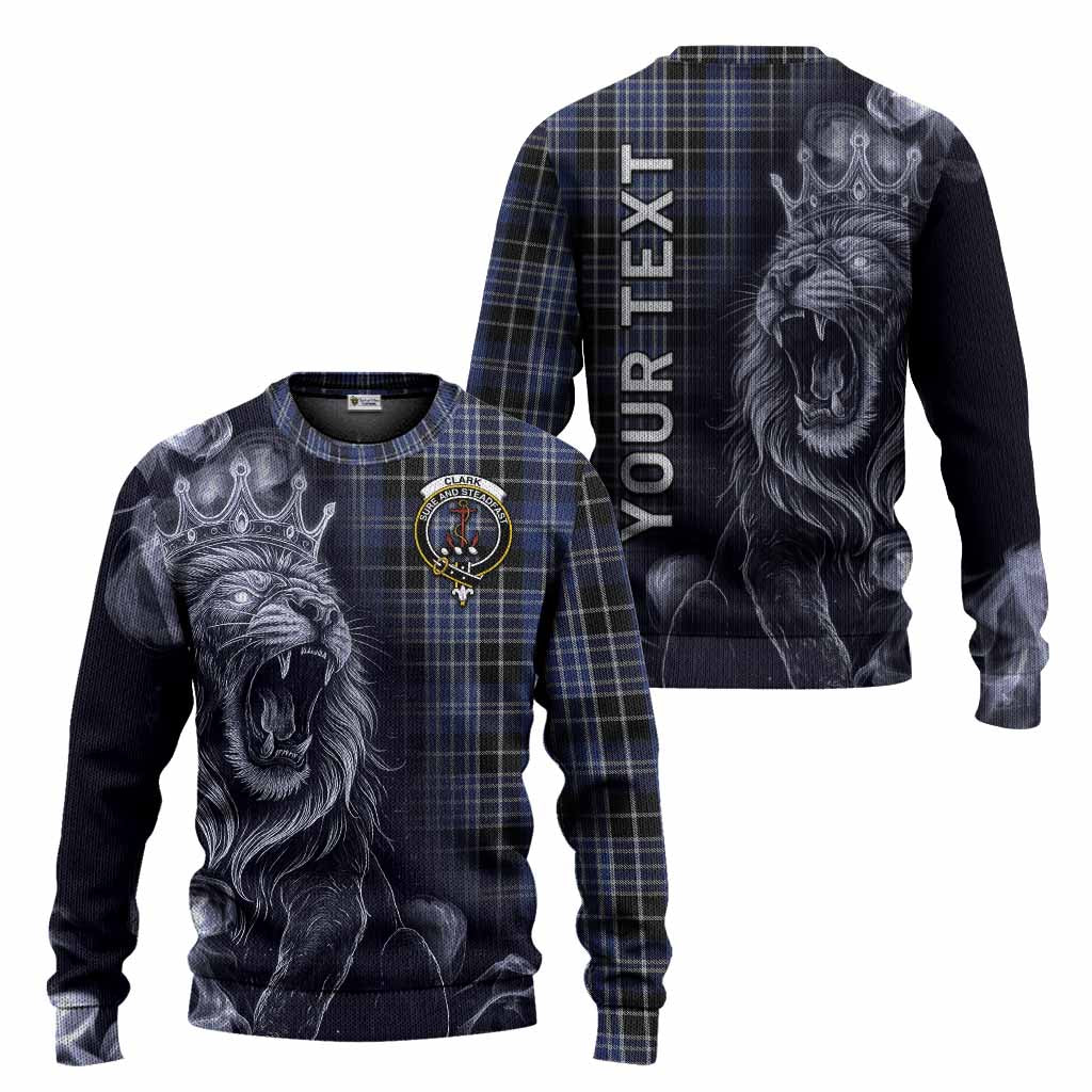 Clark (Clarke) Tartan Knitted Sweater Roaring Lion Heritage