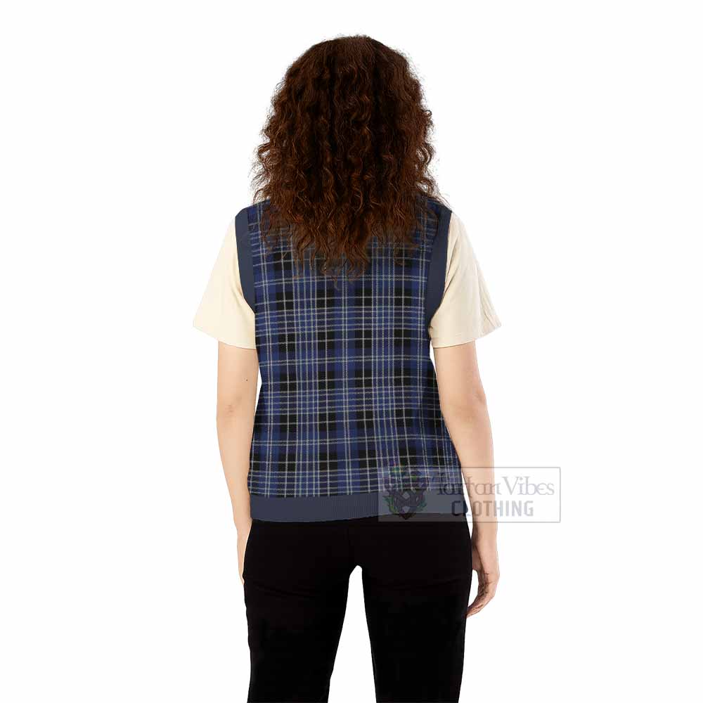 Clark (Clarke) Tartan Knitted V-Neck Vest - Tartan Vibes Clothing
