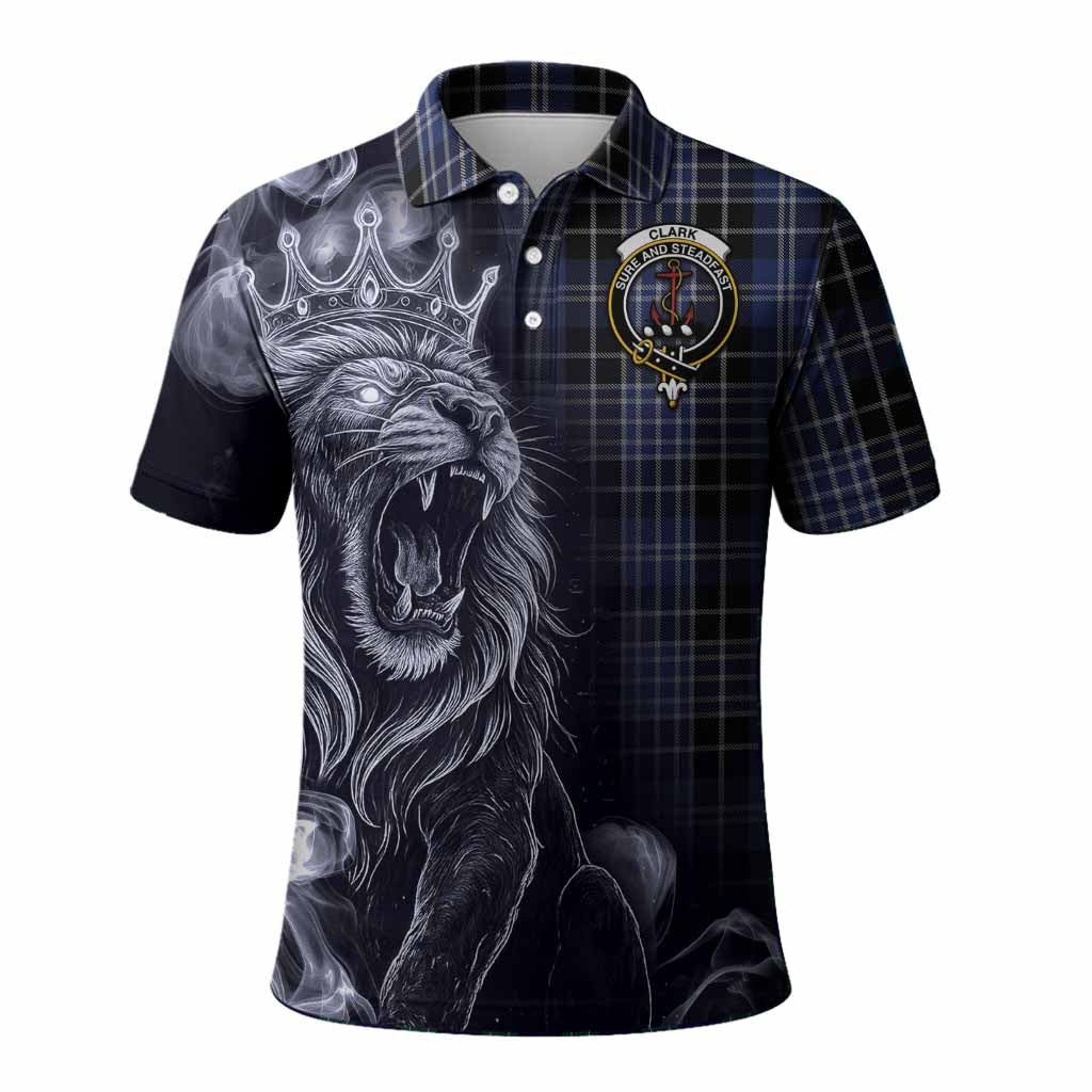 Clark (Clarke) Tartan Polo Shirt Roaring Lion Heritage