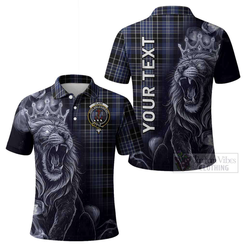 Clark (Clarke) Tartan Polo Shirt Roaring Lion Heritage