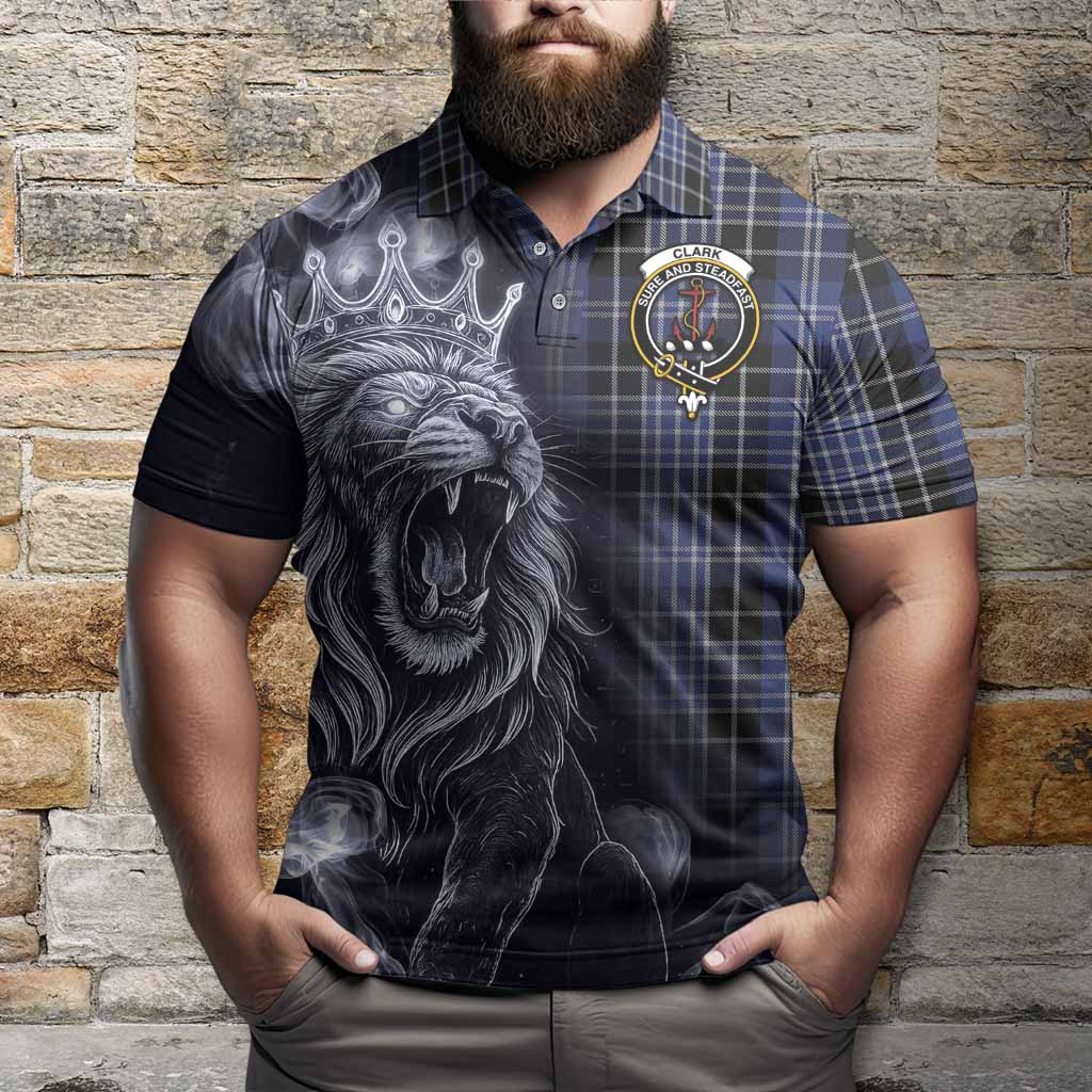 Clark (Clarke) Tartan Polo Shirt Roaring Lion Heritage