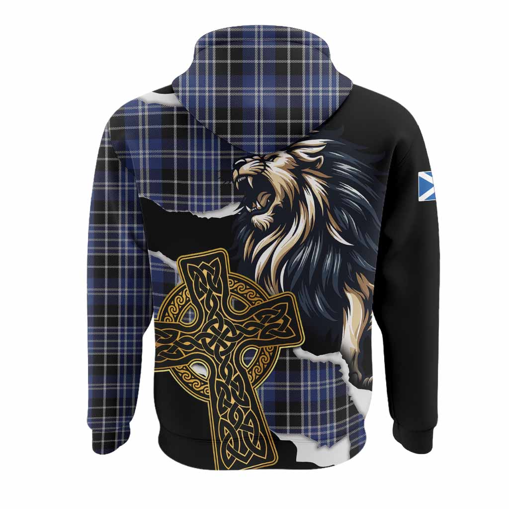 Clark (Clarke) Tartan Scottish Hoodie Lion Celtic Heritage