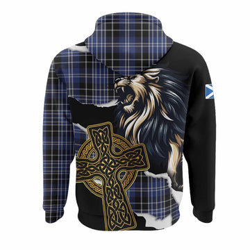 Clark (Clarke) Tartan Scottish Hoodie Lion Celtic Heritage