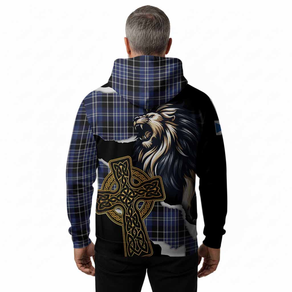 Clark (Clarke) Tartan Scottish Hoodie Lion Celtic Heritage