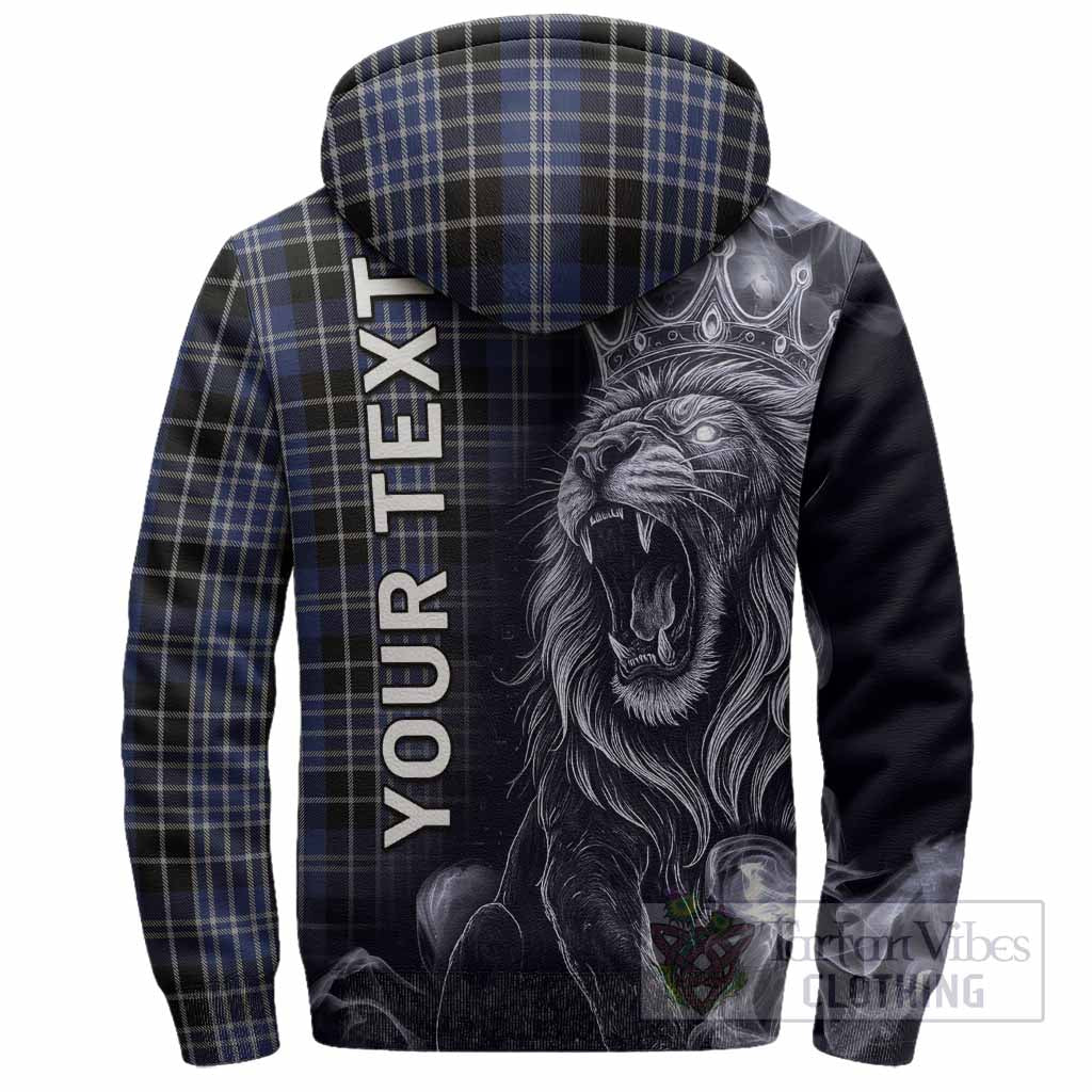 Clark (Clarke) Tartan Sherpa Hoodie Roaring Lion Heritage