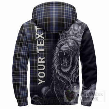 Clark (Clarke) Tartan Sherpa Hoodie Roaring Lion Heritage