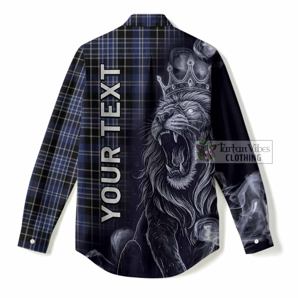 Clark (Clarke) Tartan Women Casual Shirt Roaring Lion Heritage