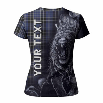 Clark (Clarke) Tartan Women T shirt Roaring Lion Heritage