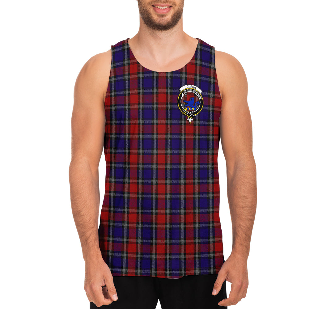 clark-lion-red-tartan-mens-tank-top-with-family-crest