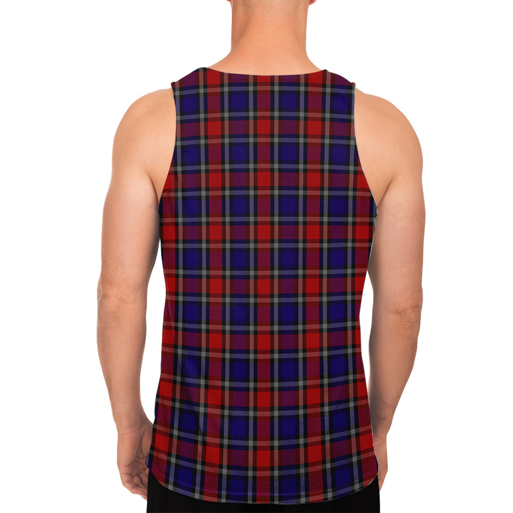 clark-lion-red-tartan-mens-tank-top-with-family-crest