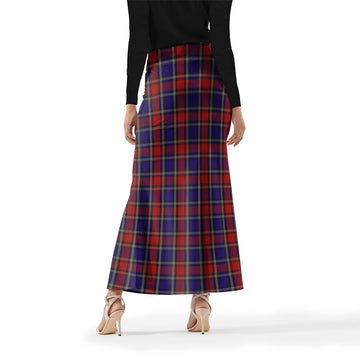 Clark Red Tartan Womens Full Length Skirt