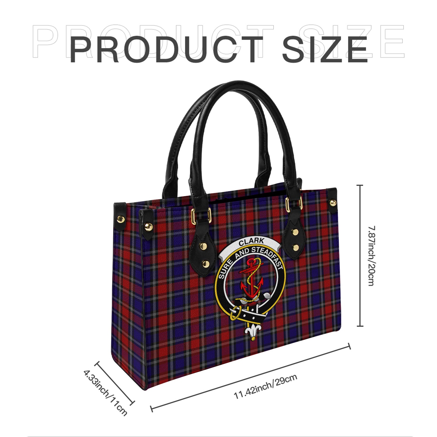 clark-red-tartan-leather-bag-with-family-crest
