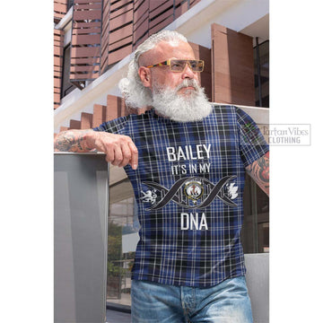Clarke Tartan Cotton T-shirt with Family Crest DNA In Me Style Men's Shirt - Tartan Vibes Clothing