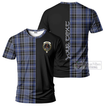 Clarke Tartan T-Shirt with Family Crest and Half Of Me Style Kid's Shirt - Tartan Vibes Clothing