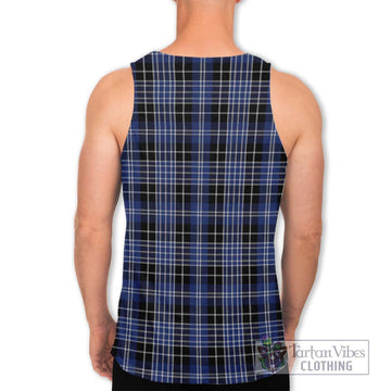 Clarke Tartan Men's Tank Top with Family Crest DNA In Me Style - Tartan Vibes Clothing
