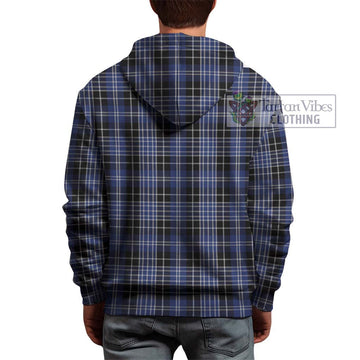 Clarke Tartan Hoodie with Family Crest DNA In Me Style - Tartan Vibes Clothing