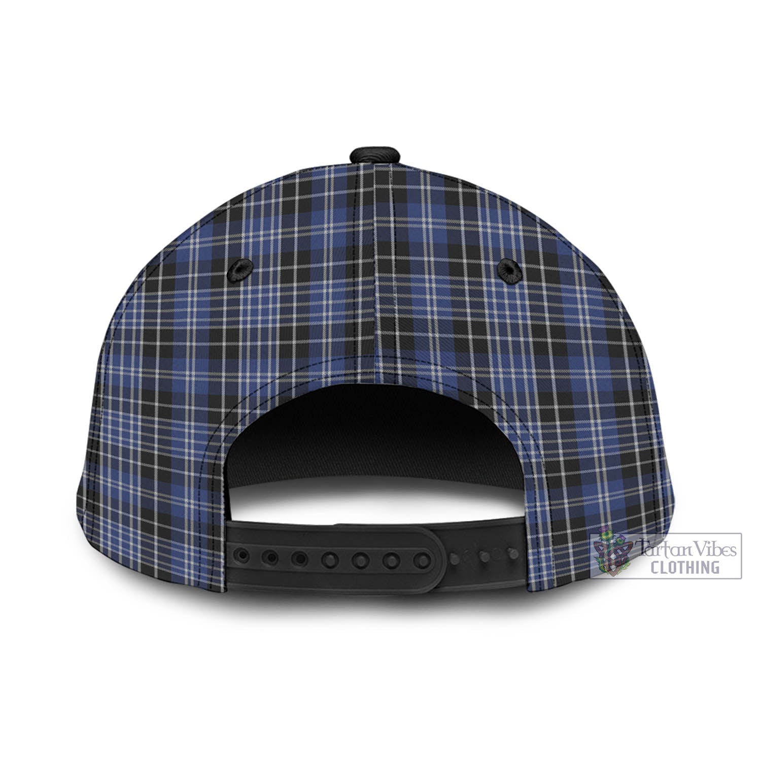 Tartan Vibes Clothing Clarke Tartan Classic Cap with Family Crest In Me Style