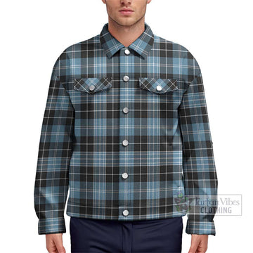 Clarke Ancient Tartan Unisex Lapel Cotton Jacket Unisex - Tartan Vibes Clothing