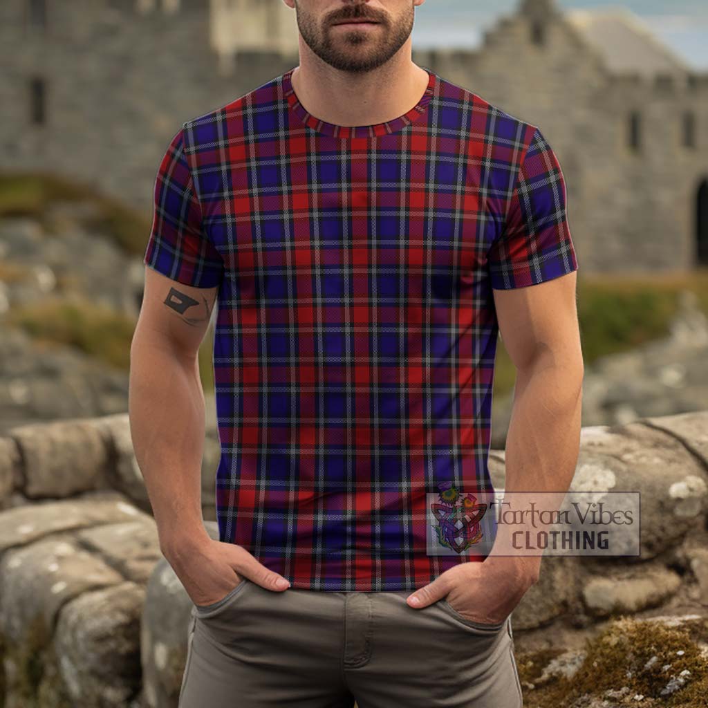 Clarke Red Tartan Cotton T-Shirt Kid's Shirt - Tartan Vibes Clothing