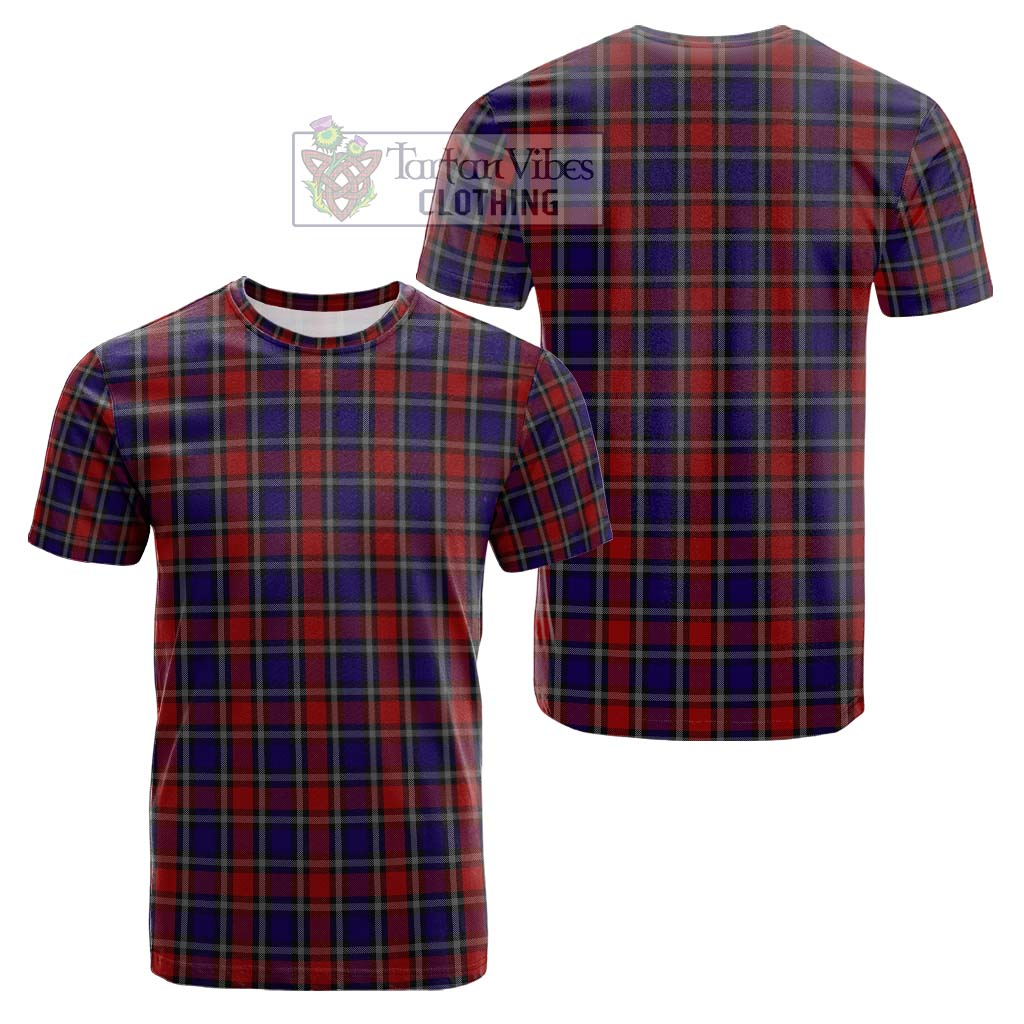 Clarke Red Tartan Cotton T-Shirt - Tartan Vibes Clothing