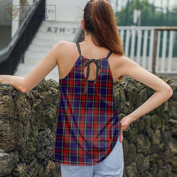 Clarke Red Tartan Loose Halter Neck Camisole - Tartan Vibes Clothing