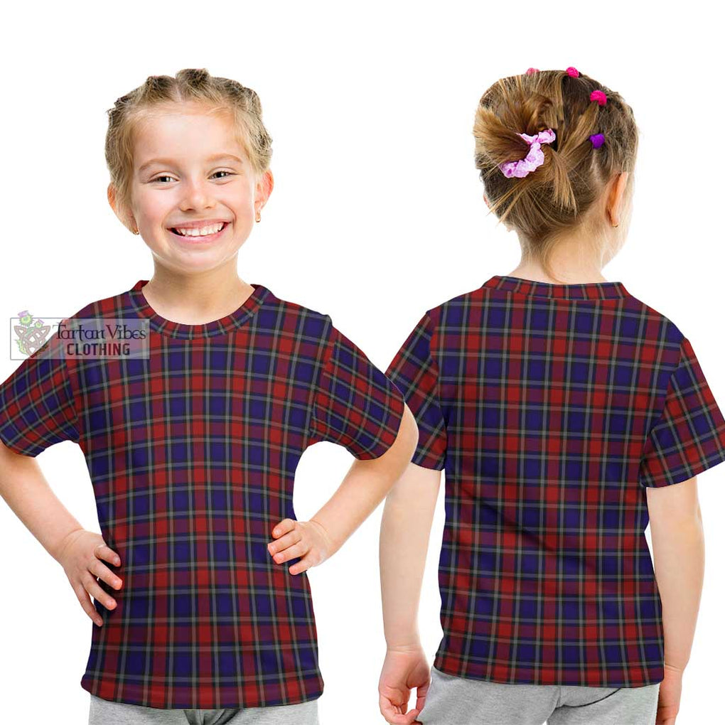 Clarke Red Tartan Kid T-Shirt - Tartan Vibes Clothing