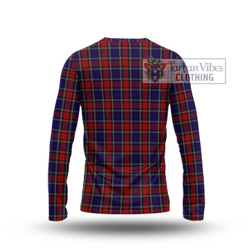 Clarke Red Tartan Long Sleeve T-Shirt with Family Crest DNA In Me Style - Tartan Vibes Clothing