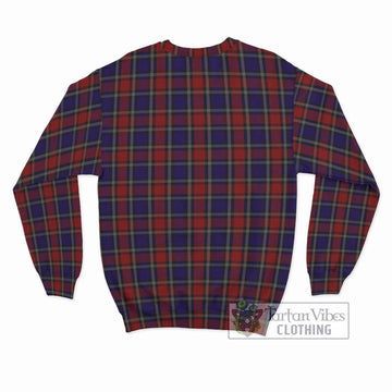 Clarke Red Tartan Sweatshirt with Family Crest DNA In Me Style - Tartan Vibes Clothing