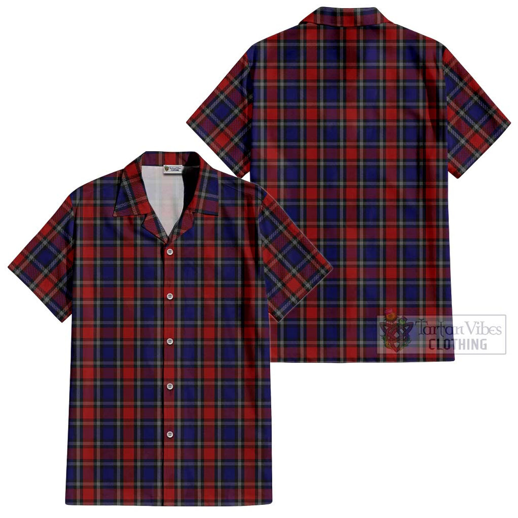 Clarke Red Tartan Cotton Hawaiian Shirt - Tartan Vibes Clothing
