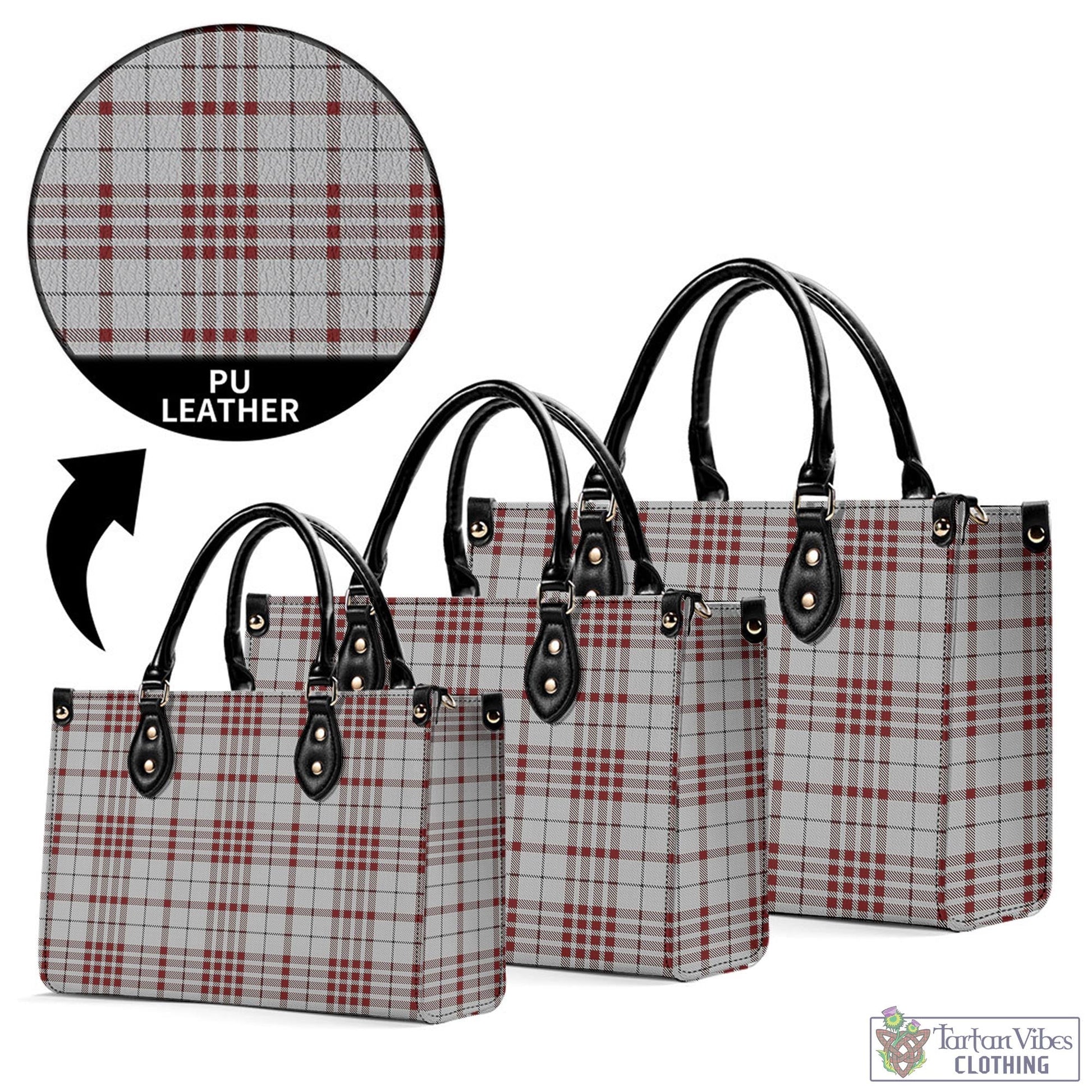 Clayton Tartan Luxury Leather Handbags - Tartan Vibes Clothing