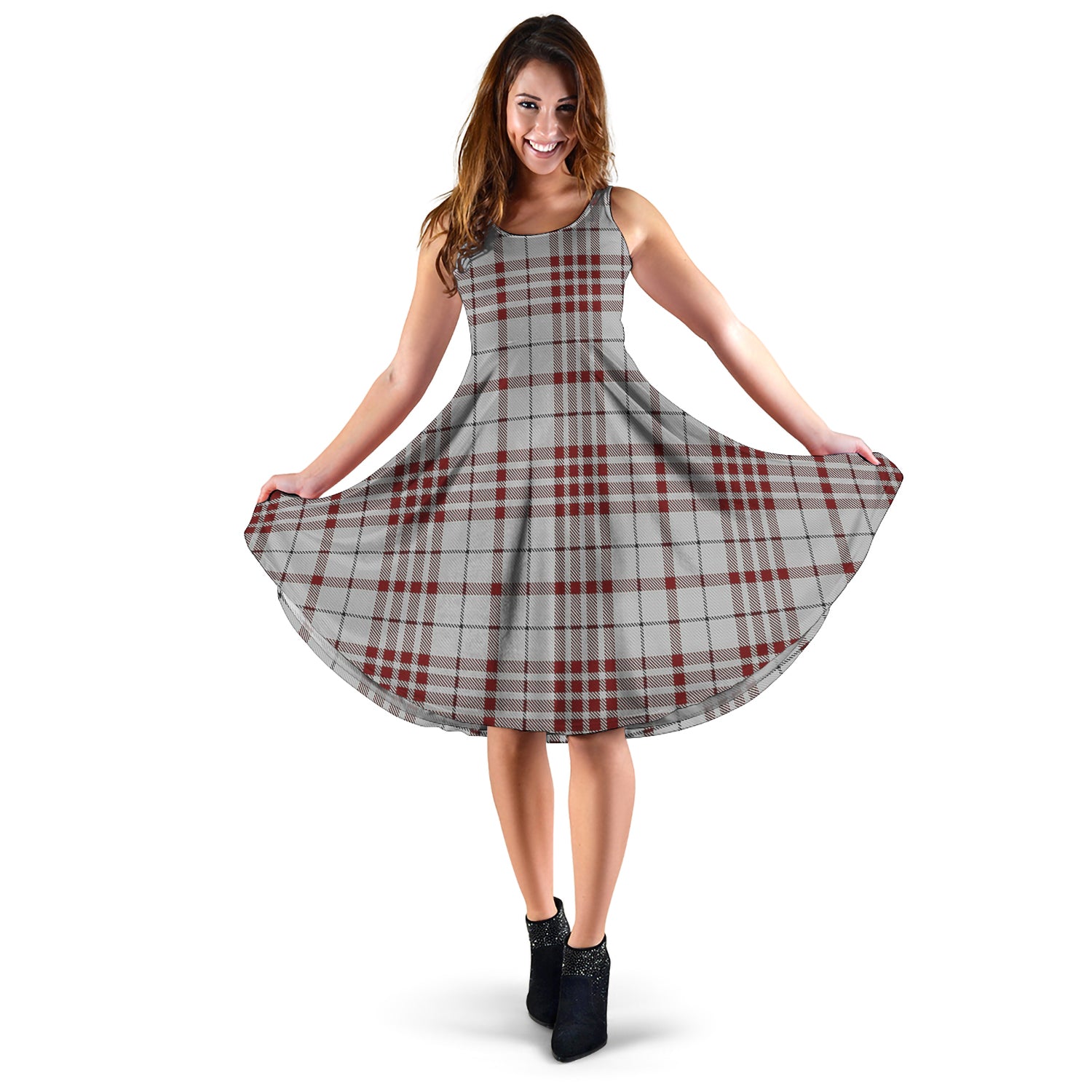 Clayton Tartan Sleeveless Midi Womens Dress XL - Tartan Vibes Clothing