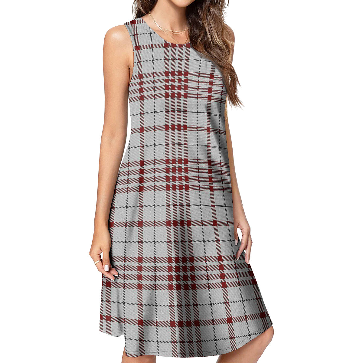 Clayton Tartan Womens Casual Dresses - Tartanvibesclothing