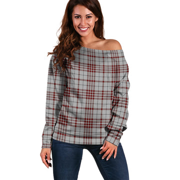 Clayton Tartan Off Shoulder Women Sweater Women - Tartan Vibes Clothing