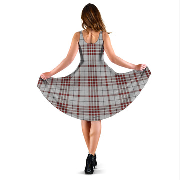 Clayton Tartan Sleeveless Midi Womens Dress - Tartan Vibes Clothing