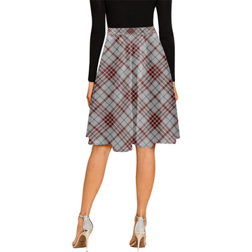 Clayton Tartan Melete Pleated Midi Skirt