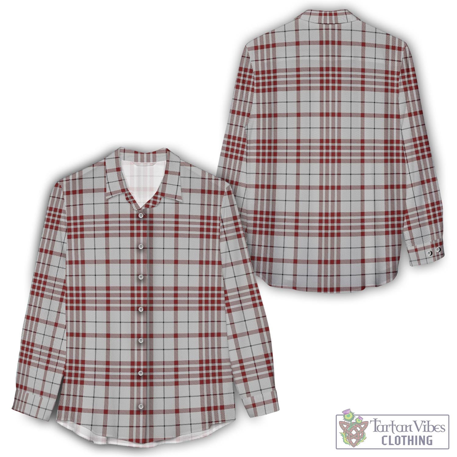 Clayton Tartan Women's Casual Shirt - Tartan Vibes Clothing