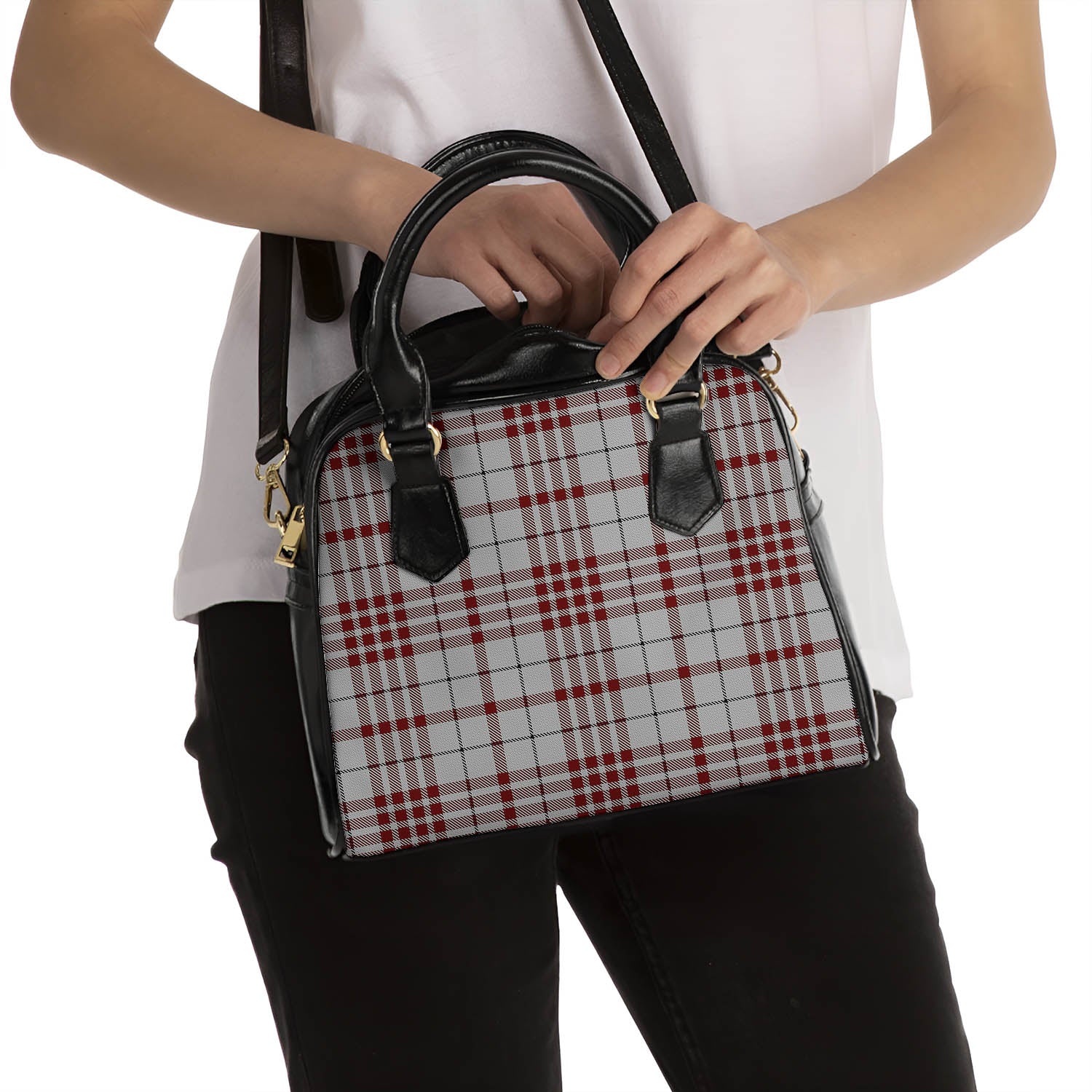 Clayton Tartan Shoulder Handbags - Tartan Vibes Clothing