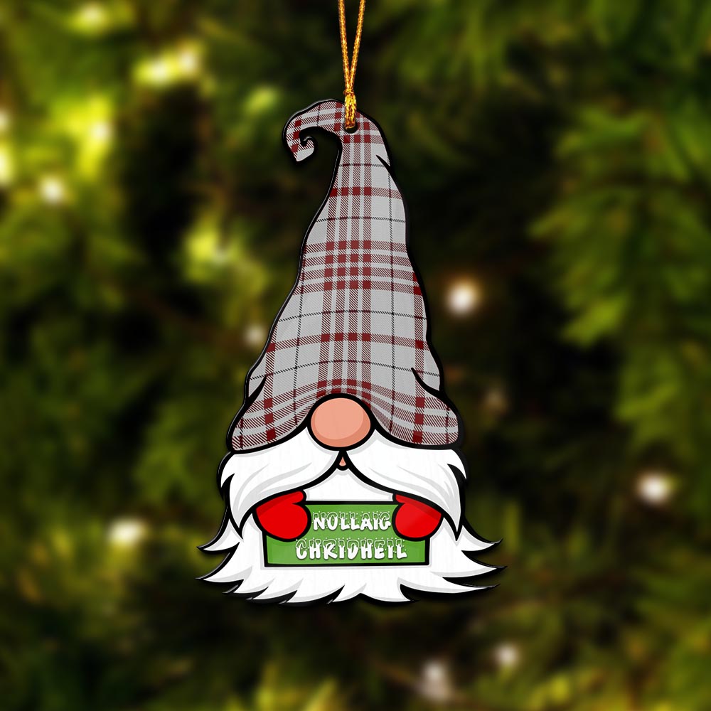 Clayton Gnome Christmas Ornament with His Tartan Christmas Hat - Tartan Vibes Clothing