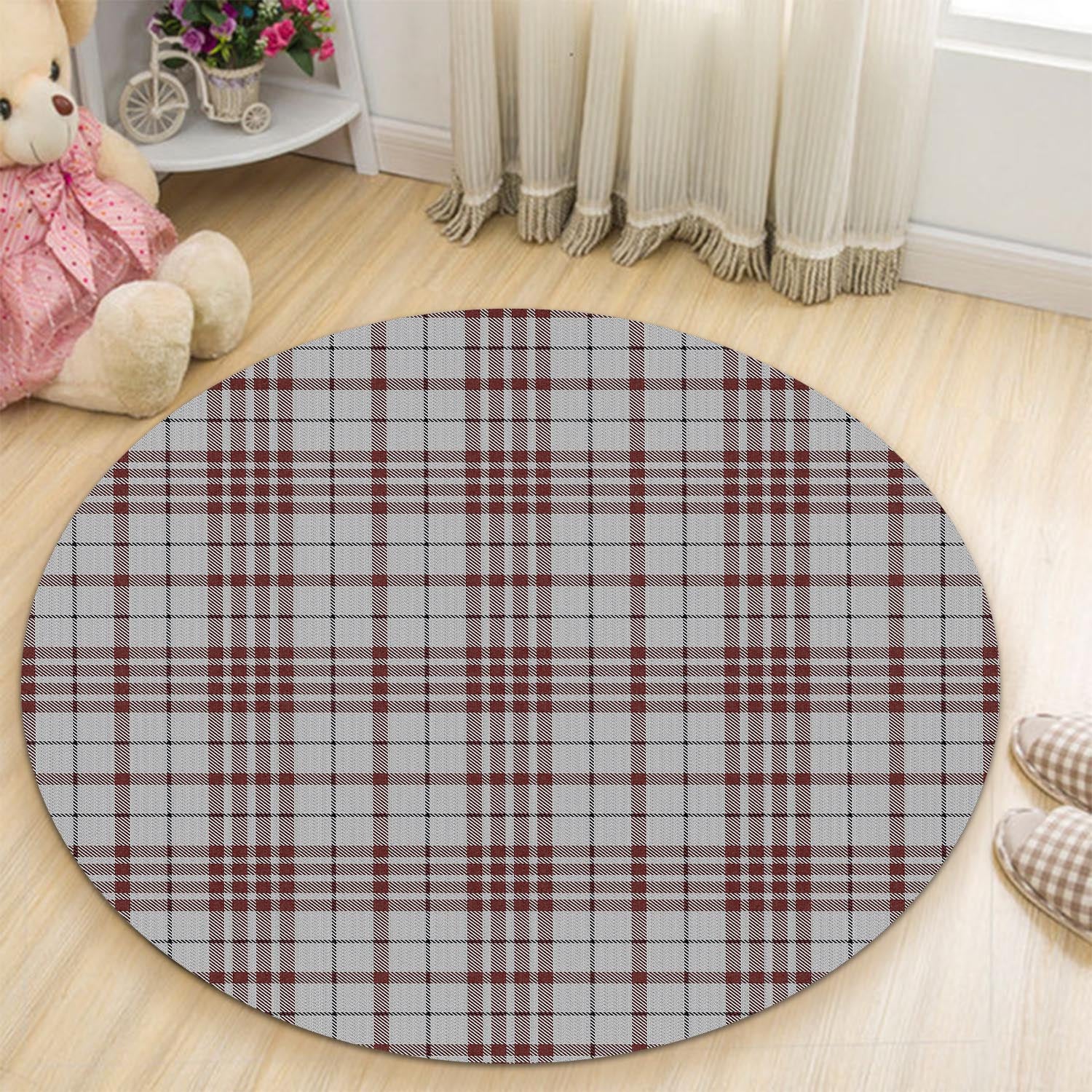 Clayton Tartan Round Rug - Tartan Vibes Clothing