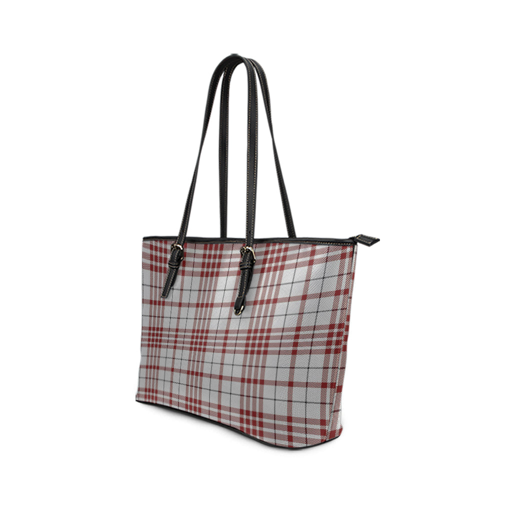 Clayton Tartan Leather Tote Bag - Tartan Vibes Clothing