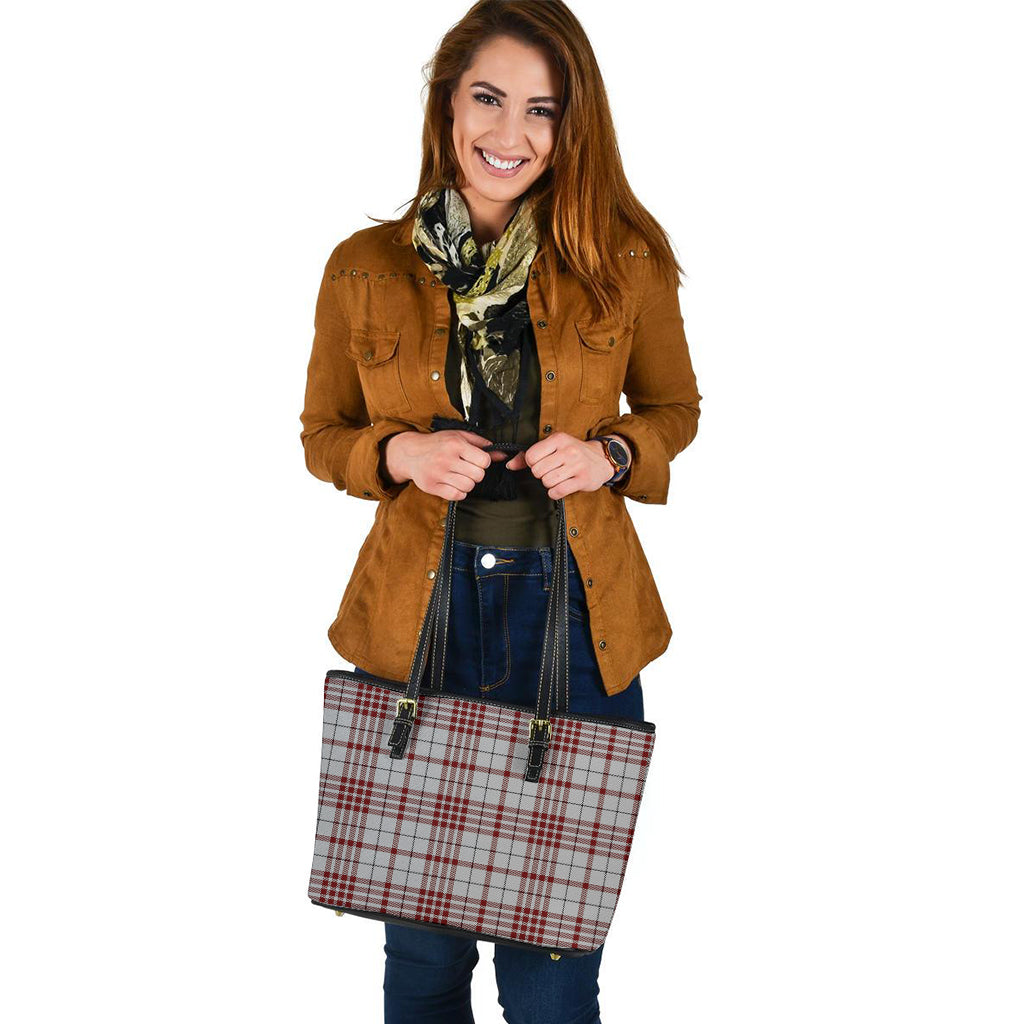 Clayton Tartan Leather Tote Bag - Tartan Vibes Clothing