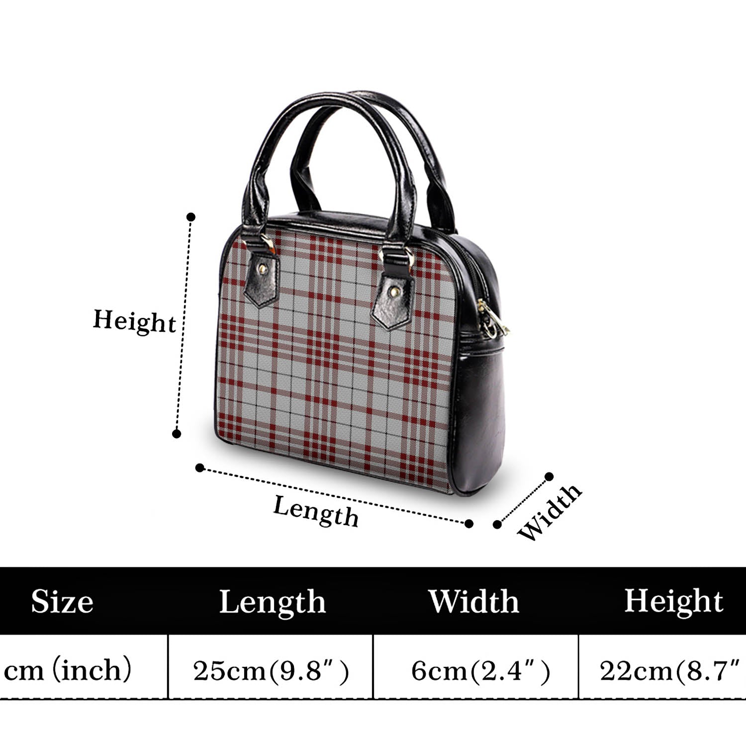 Clayton Tartan Shoulder Handbags - Tartan Vibes Clothing