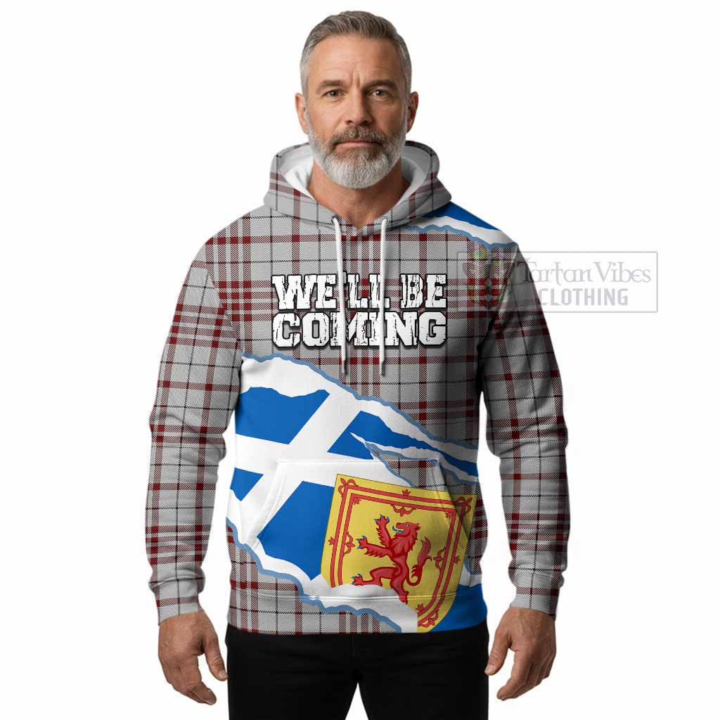 Clayton Scotland Football Tartan Hoodie We'll Be Coming