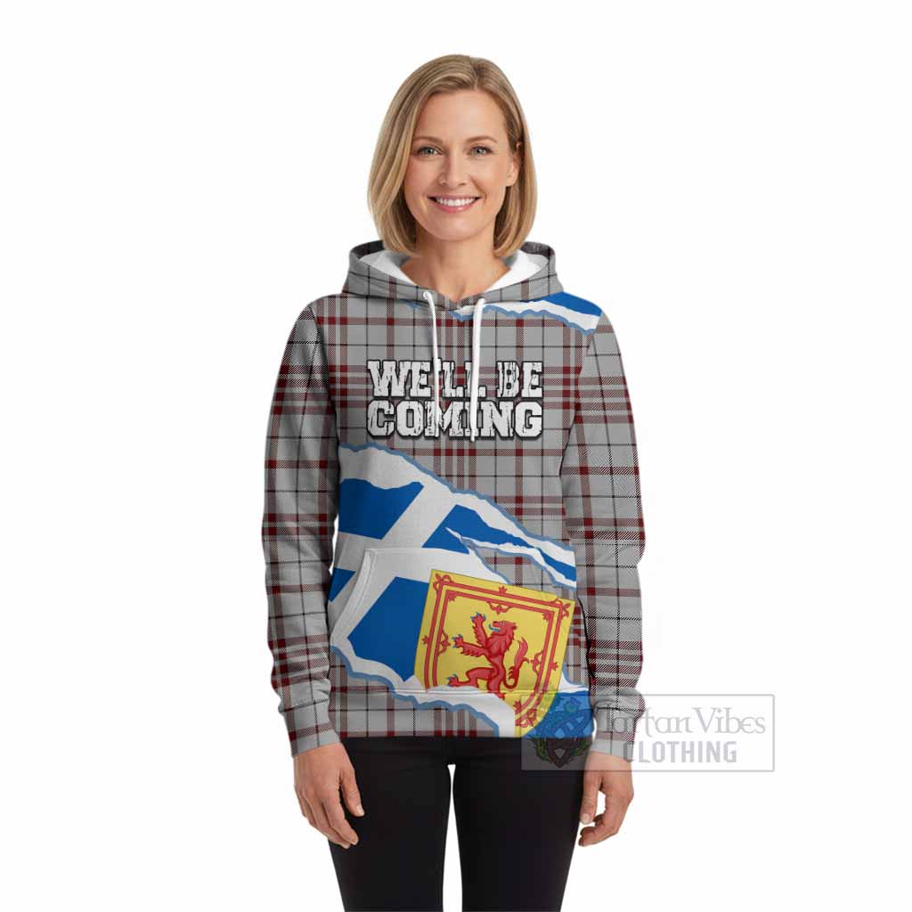 Clayton Scotland Football Tartan Hoodie We'll Be Coming