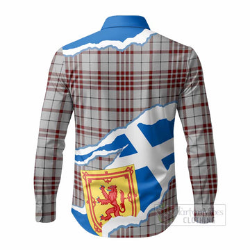 Clayton Scotland Football Tartan Long Sleeve Button Shirts We'll Be Coming