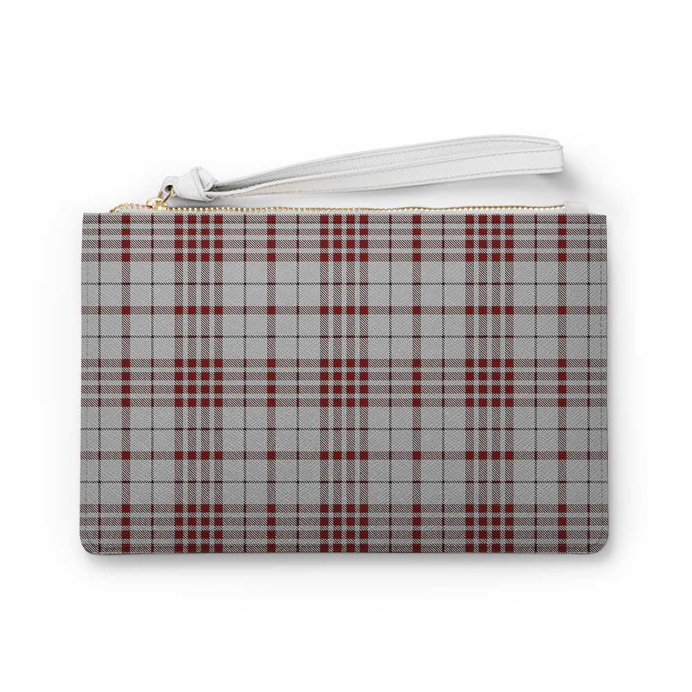 Clayton Tartan Clutch Bag Clutch Bag One Size 9.5" x 6.6" (24 x 17 cm) - Tartan Vibes Clothing